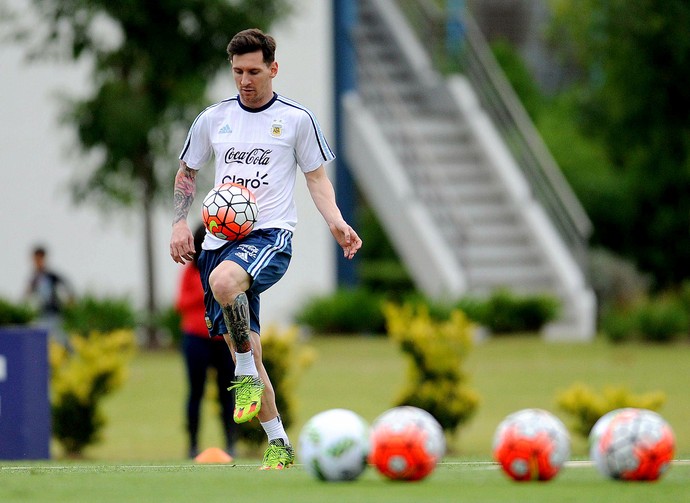 Messi treino Argentina (Foto: EFE)