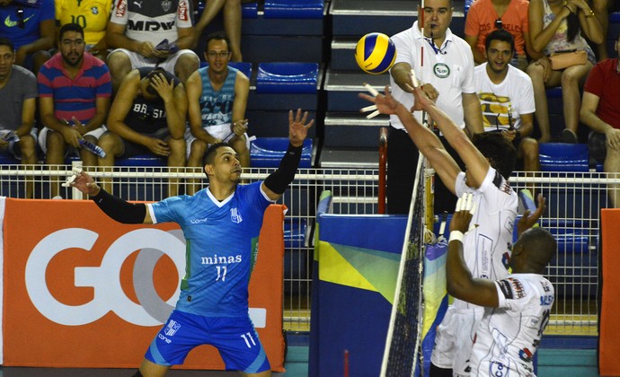 Minas Taubaté Superliga quartas de final BH Vôlei (Foto: Alexandre Arruda/ CBV)