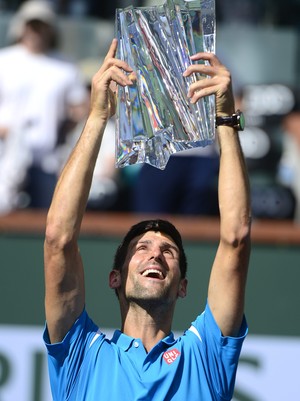 Novak Djokovic campeão Indian Wells 2016 tênis (Foto: EFE)