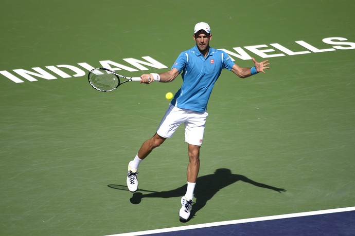 Novak Djokovic x Milos Raonic final Indian Wells tênis (Foto: EFE)