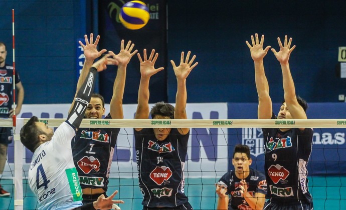 Vôlei Taubaté x Minas Superliga Masculina quartas de final (Foto: Bruno Neri/CBV)