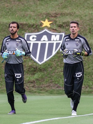 Uilson; Giovani; Victor; Atlético-MG (Foto: Bruno Cantini/CAM)