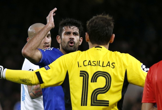 Diego Costa Chelsea Casillas Porto (Foto: Reuters)