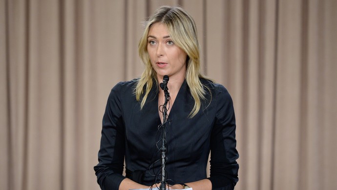 Maria Sharapova tênis coletiva (Foto: Kevork Djansezian/Getty Images)