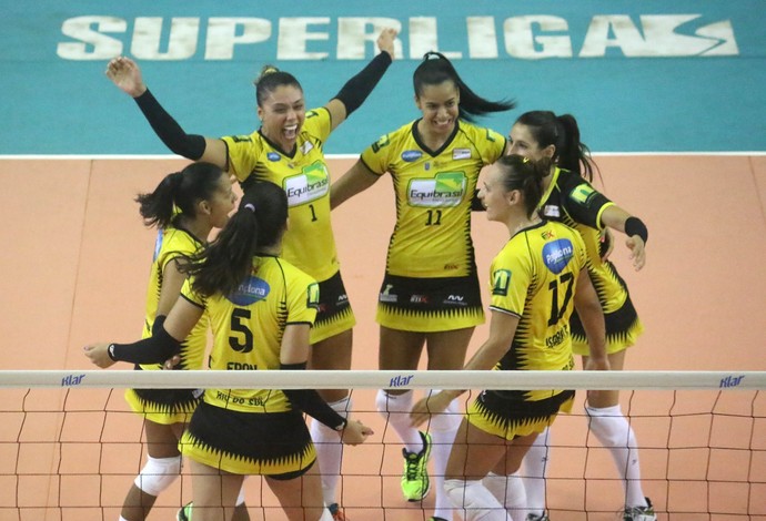 Rio do Sul Praia Clube Superliga Feminina vôlei (Foto: Clóvis Eduardo Cuco/Rio do Sul)