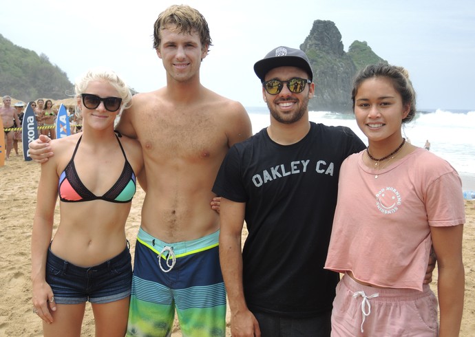 Jesse Mendes Tatiana Weston-Webb Caio Ibelli Alessa Quizon Nas Ondas Noronha surfe (Foto: David Abramvezt)