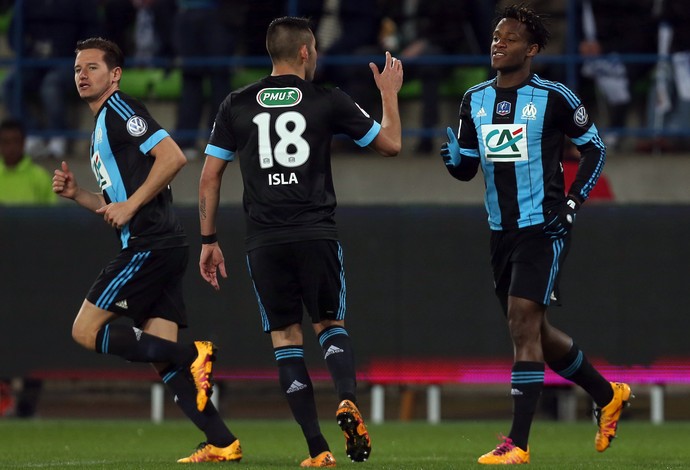 Batshuayi Granville x Olympique de Marselha (Foto: AFP)