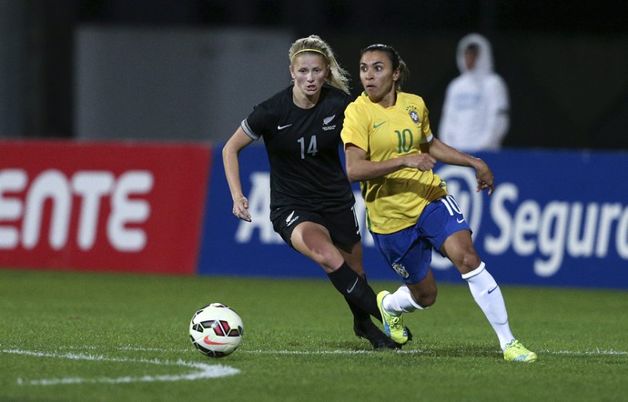 Marta Brasil x Nova Zelandia Copa Algarve (Foto: EFE)