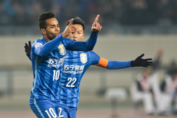 Alex Teixeira Jiangsu Suning (Foto: Getty images)