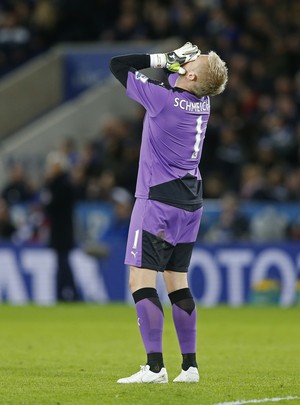 Schmeichel Leicester x West Brom (Foto: Reuters)