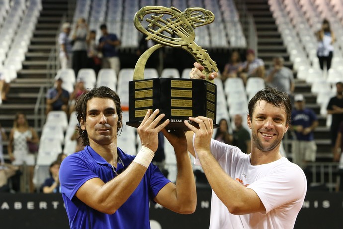 Peralta e Zeballos são campeões no Aberto do Brasil (Foto: Ricardo Bufolin/ECP)