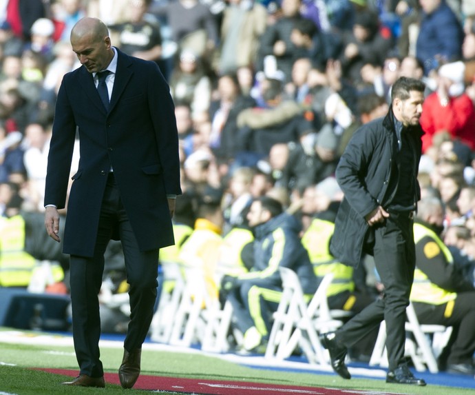 Zidane Simeone Real Madrid Atlético de Madrid (Foto: AFP)