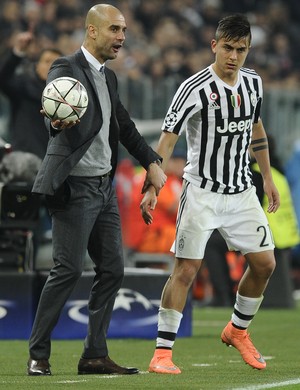 Guardiola Dybala Bayern de Munique x Juventus (Foto: Reuters)