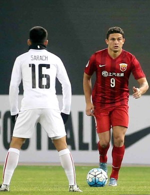 Elkeson Shanghai SIPG (Foto: Reprodução / Sina.com)