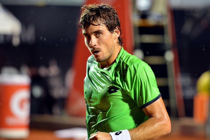 Guido Pella durante a derrota para Pablo Cuevas (Foto: Fotojump)