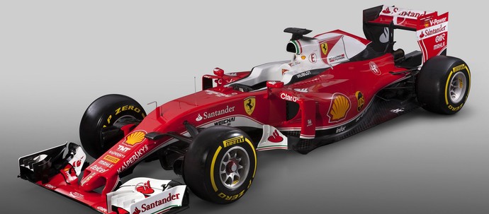 Ferrari SF16-H, o carro de 2016 (Foto: Reprodução)