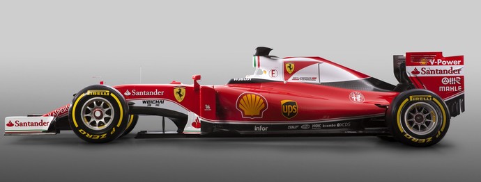 Ferrari SF16-H, o carro de 2016 (Foto: Reprodução)