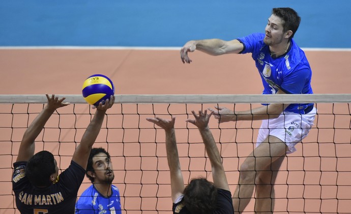 Cruzeiro x Sam Martín Sul-Americano de Vôlei 2016 (Foto: Douglas Magno/Divulgação Sada Cruzeiro)