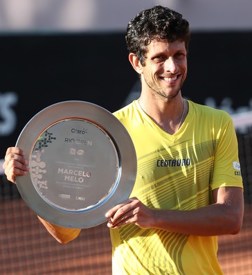 Marcelo Melo, homenagem, Aberto do Rio (Foto: Fotojump)