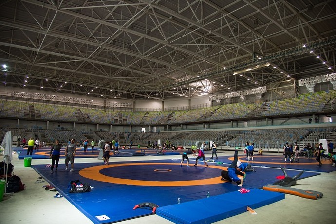 Evento-teste rio 2016 luta olímpica Arena Carioca 1 (Foto: Alex Ferro/Rio 2016)