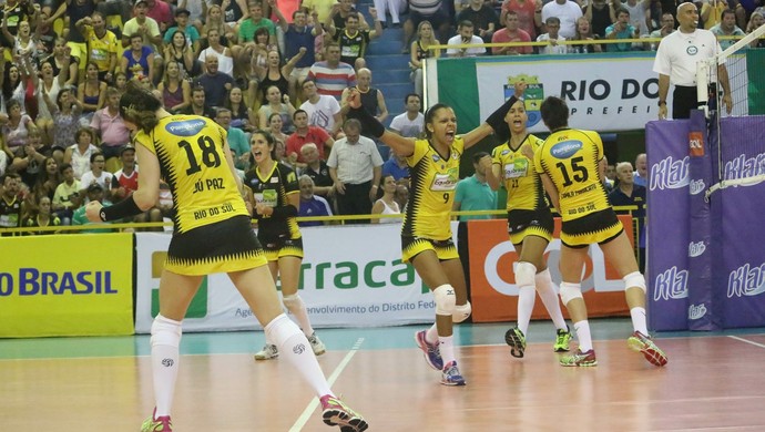 rio do sul brasília superliga feminina de vôlei  (Foto: Clovis Eduardo Cuco / Divulgação Rio do Sul)