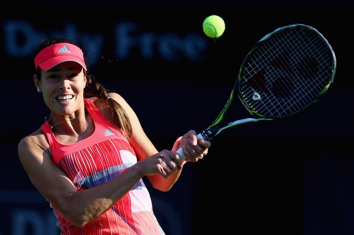 Ivanovic estreia com vitória em Dubai  e encara atual campeã Simone Halep  (Foto: Getty Images)