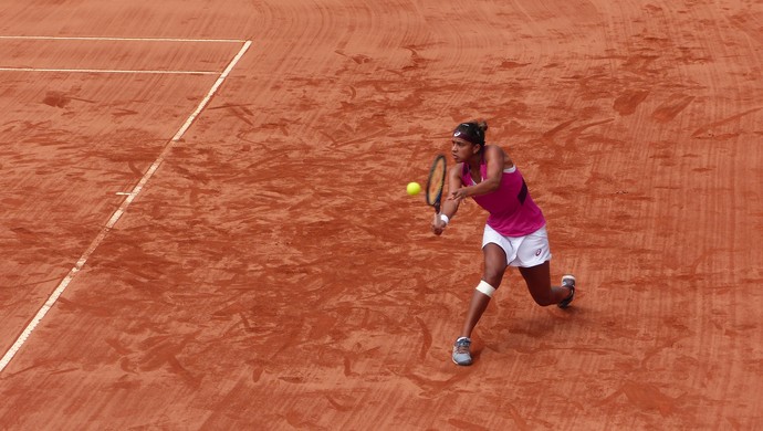 Teliana Pereira no Aberto do Rio - Rio Open - tênis (Foto: Thiago Quintella)