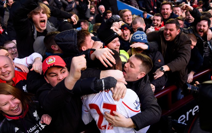 Divock Origi Liverpool x Aston Villa (Foto: Getty Images)