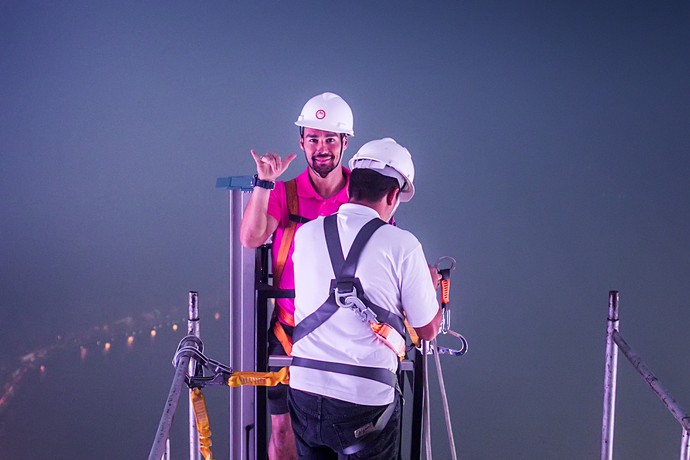 Fabio Fognini em passeio no Rio antes de competição (Foto: Bruno Lorenzo/FotoJump)