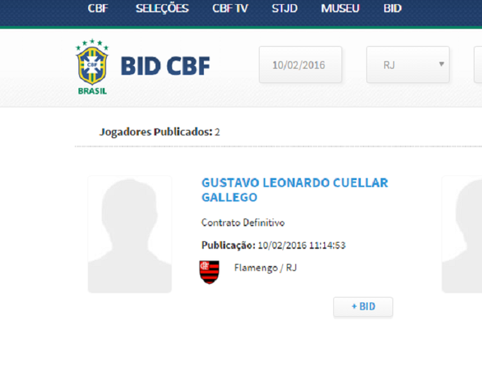 Cuellar BID (Foto: Reprodução)