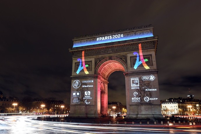 Logo Paris 2024 (Foto: Reprodução/ Twitter)