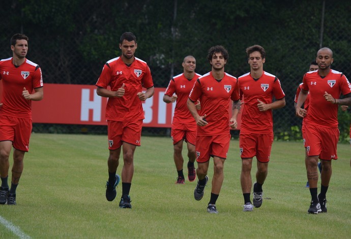 São Paulo treino (Foto: Érico Leonan / saopaulofc.net)