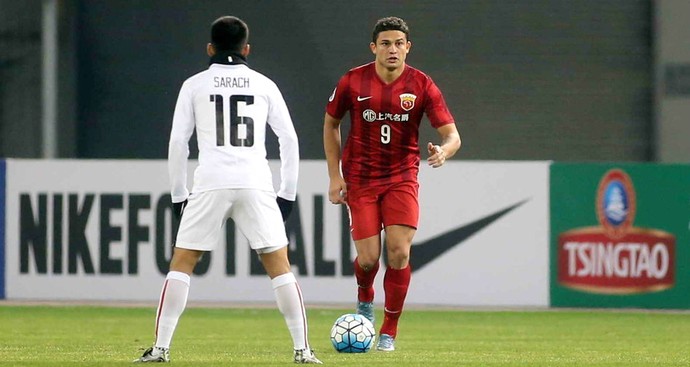 Elkeson Shanghai SIPG (Foto: Reprodução / Sina.com)