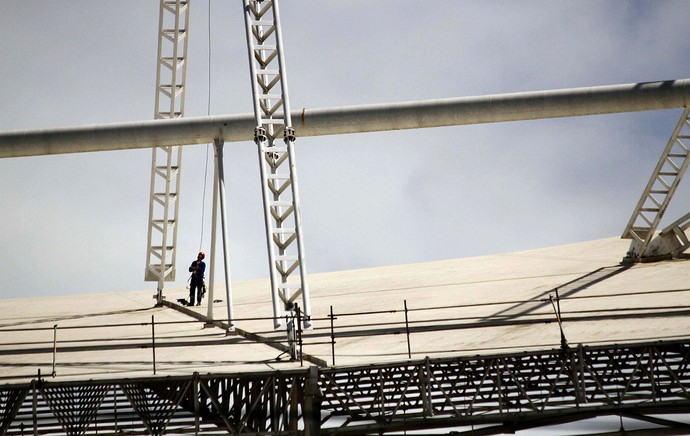 obras estádio engenhão (Foto: Ale Silva / Agência Estado)