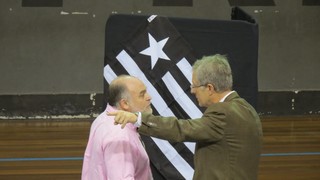 Maurício Assumpção e Carlos Eduardo Pereira Botafogo (Foto: Thiago Pinheiro )