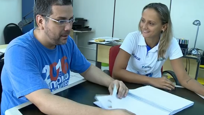 fabi rio de janeiro uniao da ilha (Foto: Reprodução SporTV)