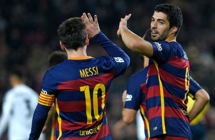 Messi Suárez Barcelona (Foto: AFP)