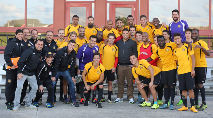 Ronaldo Fort Lauderdale Strikers (Foto: Reprodução/Facebook)