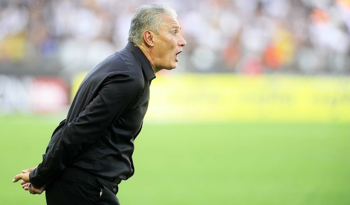 Tite comanda o Corinthians na estreia do Paulistão (Foto: Marcos Ribolli)