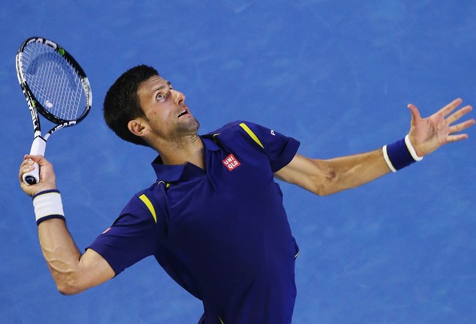 Novak Djokovic - quartas de final do Aberto da Australia (Foto: Getty Images)