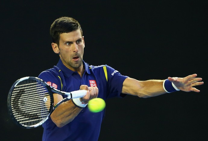 Novak Djokovic - quartas de final do Aberto da Australia (Foto: Getty Images)