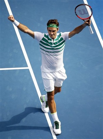 federer aberto da austrália (Foto: AP/Vincent Thian)