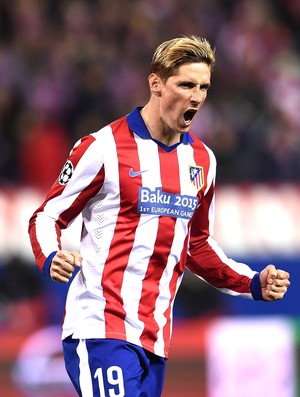 Fernando Torres, Atlético de Madrid X Bayer Leverkusen (Foto: Getty Images)