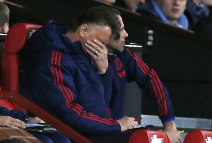 Van Gaal Manchester United x Southampton (Foto: Reuters)