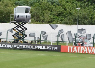 Cabine monitoramento América-MG X Bahia Copa São Paulo (Foto: Bruno Rocha)