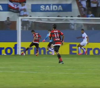 São Paulo Flamengo Copinha (Foto: Reprodução SporTV)