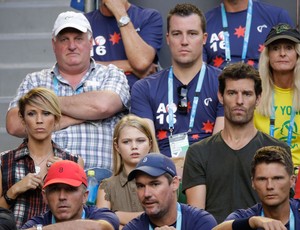 tênis Mark Webber torcida Lleyton Hewitt (Foto: Getty Images)