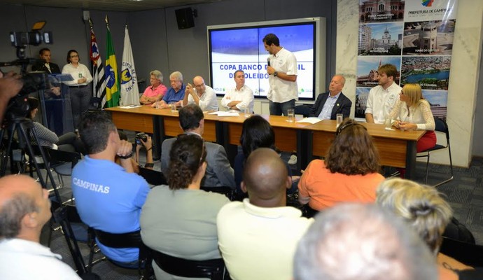 Lançamento Copa do Brasil de vôlei Campinas (Foto: Carlos Bassan / Prefeitura Municipal de Campinas)