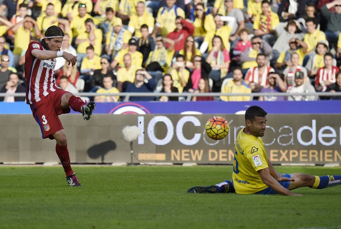 Filipe Luis, Las Palmas x Atlético de Madrid (Foto: Desiree Martin / AFP)