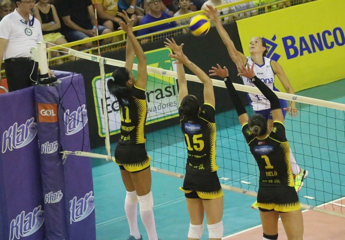 Rio do Sul x Rio de Janeiro, Superliga feminina (Foto: Clóvis Eduardo Cuco/Rio do Sul)